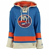 Islanders Blue Men's Customized All Stitched Sweatshirt,baseball caps,new era cap wholesale,wholesale hats